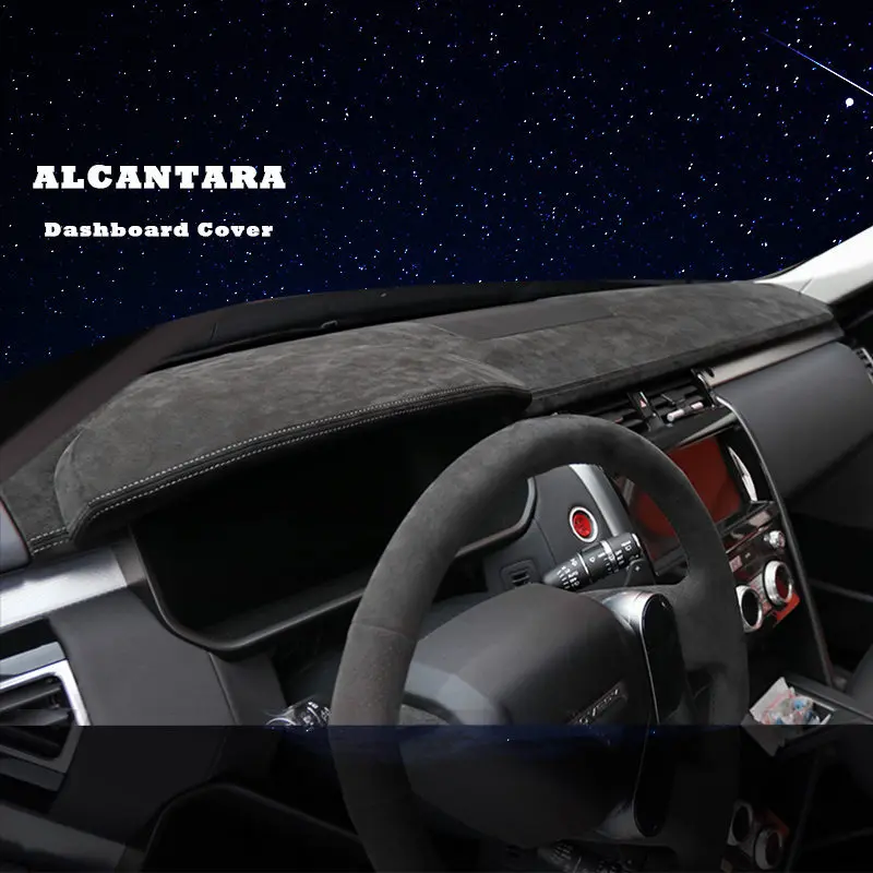 

Real Alcantara Car Dashboard Top Cover for Land Rover Discovery 5 Mat Shade Cushion Pad Carpets Interior Accessories Car-styling