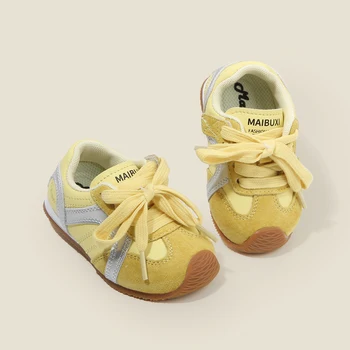 New autumn fashion sports shoes for baby girls and children, breathable boys' casual shoes