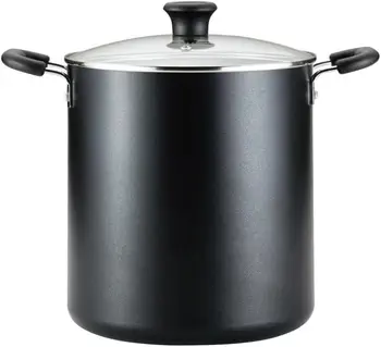 Nonstick Stockpot With Lid 12 Quart, Oven Broiler Safe , Stay-Cool Handles, Kitchen, Cookware, Pots and Pans 1