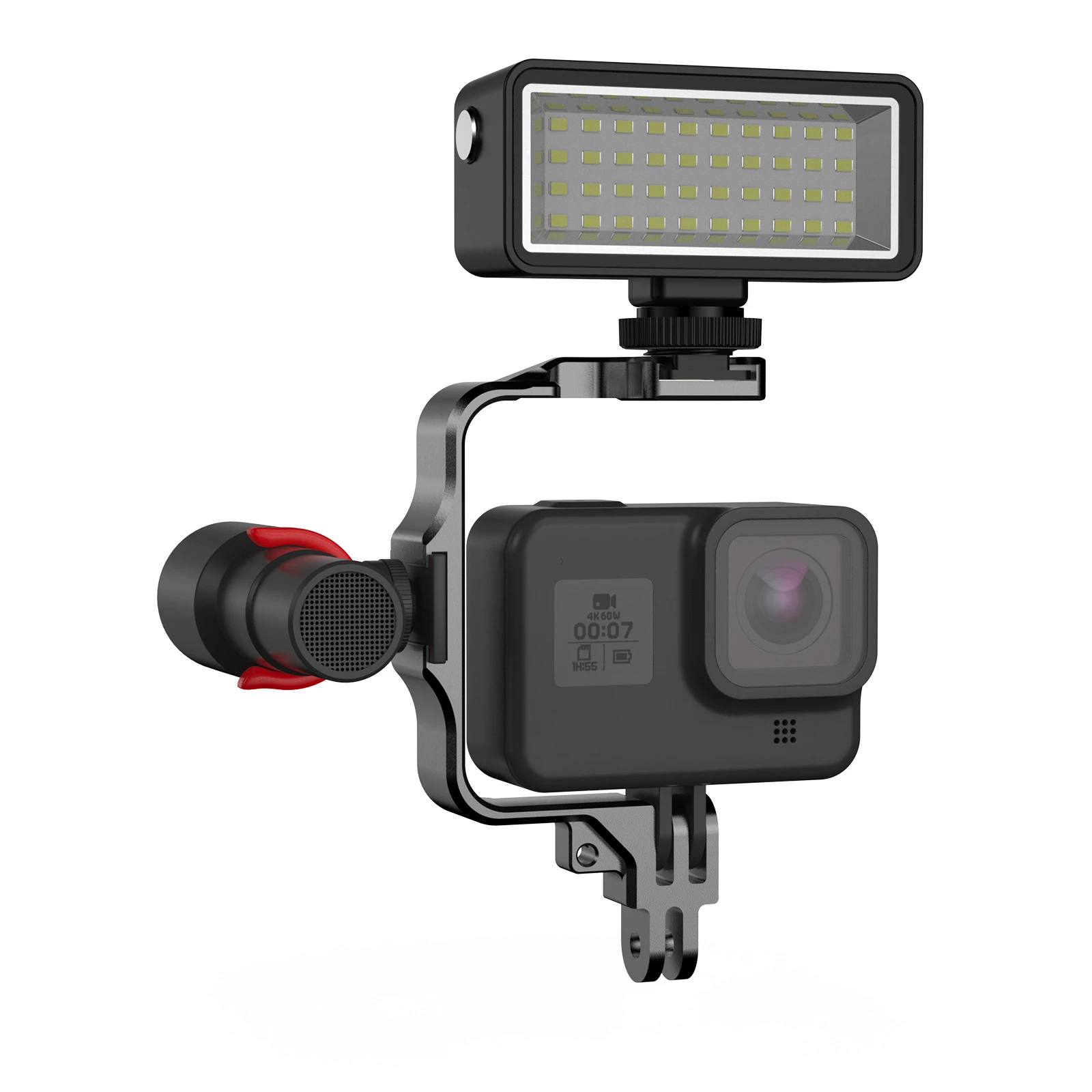 Cadre Métal pour GoPro Hero 11/10/9/8/7 DJI Action 3 - Support Caméra