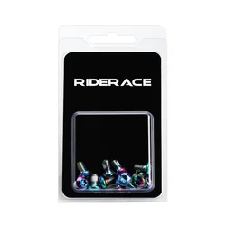 12-Piece Colorful Stainless Steel Bike Disc Brake Rotor Bolts (Multicolor)