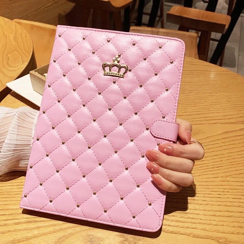 Elegant Crown Style Tablet Stand Cover Case