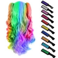 Multi Color Hair Dye Comb Set Fashion Makeup Toy Kits Disposable Hair Dyeing Comb Toys For Girl Hairdressing Combs 2