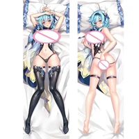 Genshin Impact Split Leg Pillowcase with Holes 2D Anime Game 원신 Eula Body Pillow Otaku Bed Decor 1