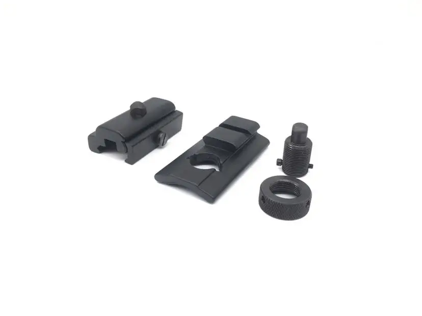 HuntingBipod 어댑터 세트, 접이형 삼각대 버클 가이드 레일 금속 브래킷 시트, 6-9 스토리지 나비 플레이트