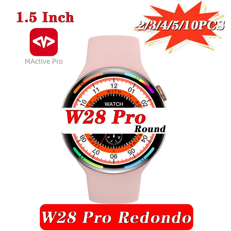 W28PRORoundSmartWatchWholesale40mm41mmMenWomen15inch