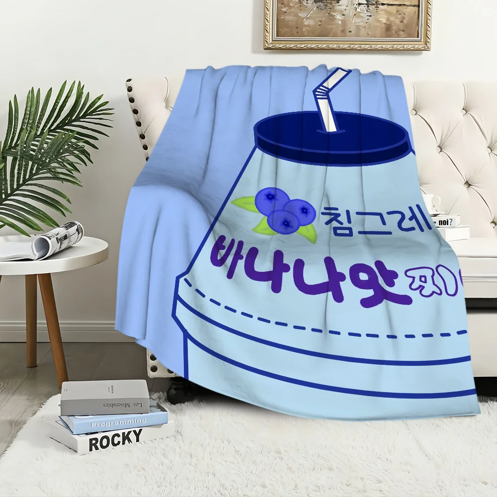 Funny Cute B-Binggrae Blanket Plush Nap Sofa rug for Living Room Warm Office Bedroom Birthday Home Travel Kid Gifts 2