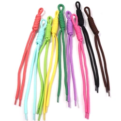 Colorful Braided Nylon Rope Keychain Lanyards - Handmade Key Chain and Bag Accessories, Set of 5 - 24 - 28cm (Mixed)