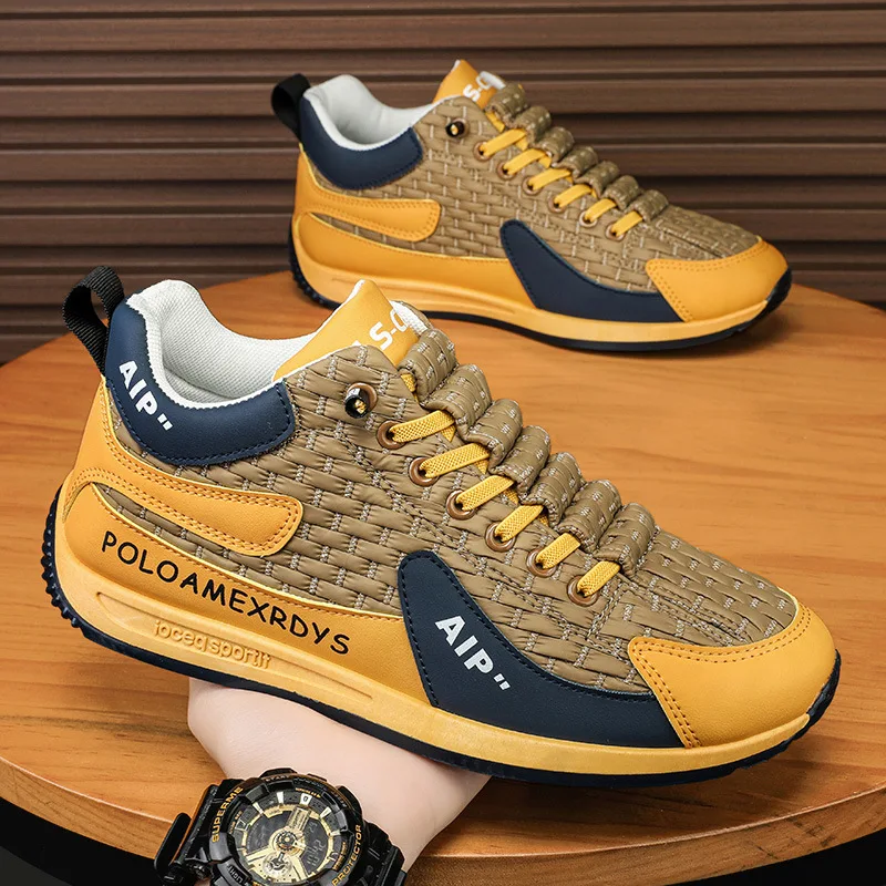 Light Non-slip Luxury Brand Men's Sneakers Men Chunky Sneakers Fashion 2024 Designer Male Casual Board Man's Vulcanize Shoes 3