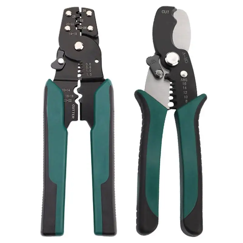 Wire Stripping Tool Multi-tools Crimping Pliers Multi-Function Hand Tool Manual Terminal Pliers For Insulated And Non-Insulated
