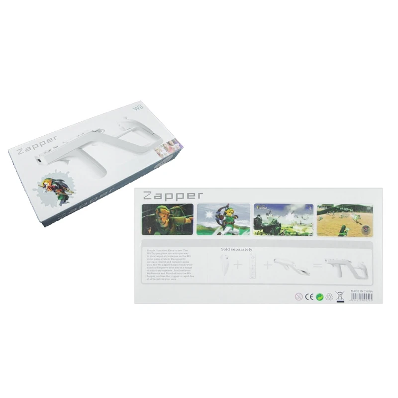 Games Zapper Detachable Controller Toy Guns Gaming Wii light gun game accessory