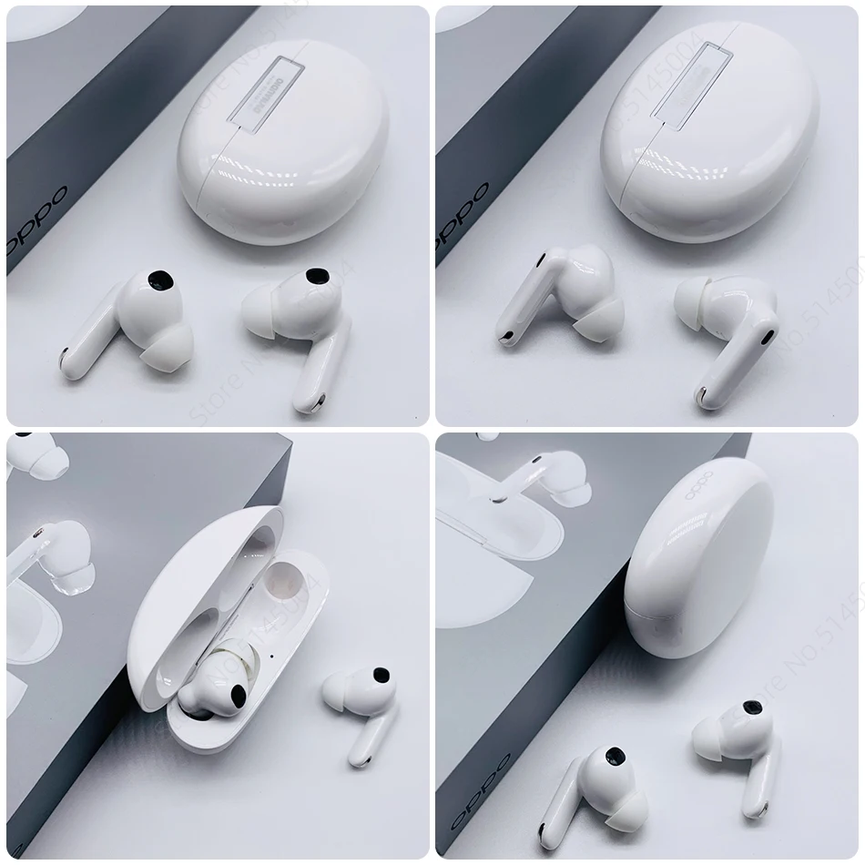 OPPO ENCO X2 TWS Wireless Earphone Bluetooth Active Noise Cancelling Qi  Wireless Charging Headphone LHDC Earbuds For Find X5