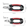 New Dog Nail Nailclipper Stainless Steel Pet Nail Clipper Professional Nailclipper Cat Scissors Cutters 1 Pcs 2
