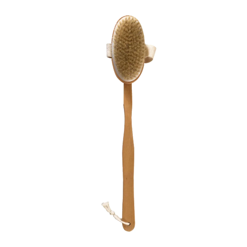 

Bath Brush Long Handle Exfoliating Scrubbing Back Shower Scrubber Universal Reusable Skin Scrub Massager Accessory