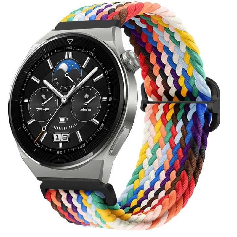 Braided Nylon Loop Smartwatch Strap - Universal Fit, 20/22mm