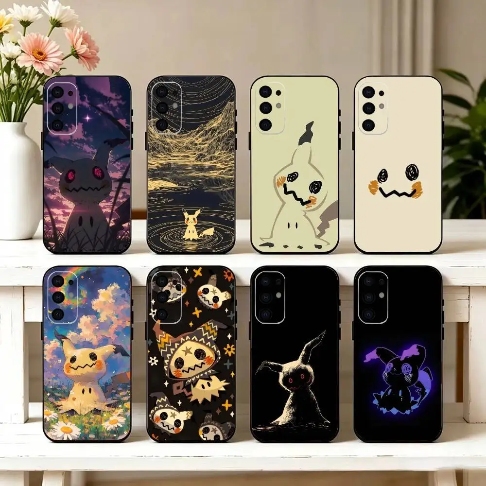 Cartoon Cute Mimikyu Phone Case - Black Cover