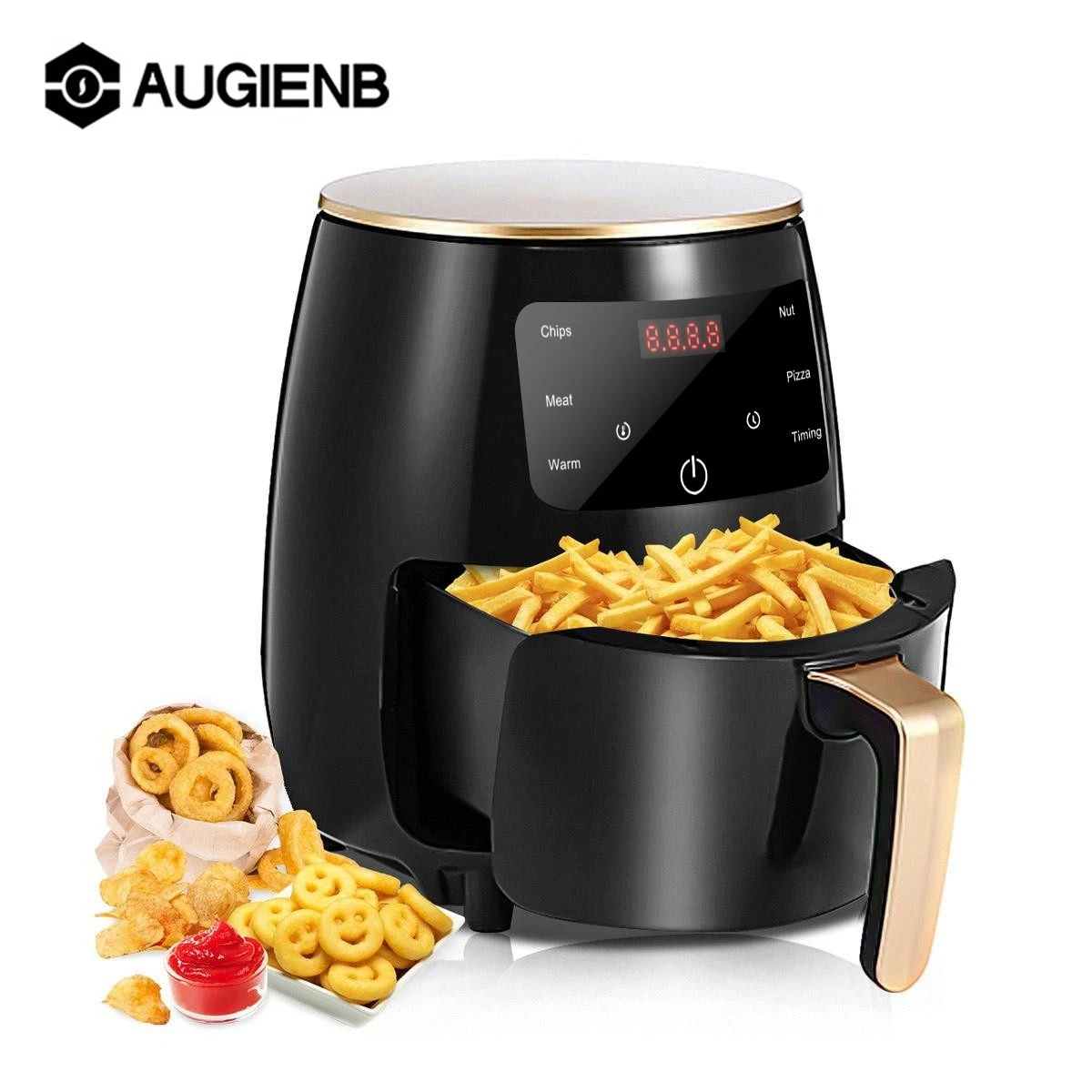 AUGIENB 1400W 4.5L Air Fryer Oil free Health Fryer Cooker Multifunction