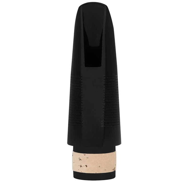 4 Piece Clarinet Mouthpiece Set Threaded Metal Clip ABS Cork Mouthpiece Hat Reed Clarinet Easy Install