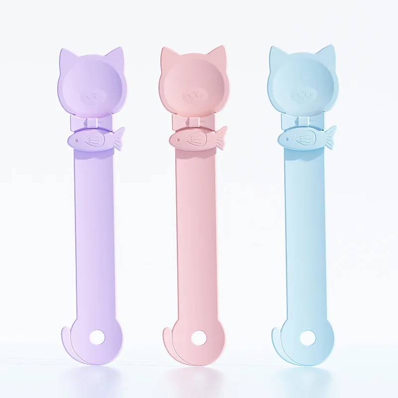 1/3PCS Cat Strip Feeder Spoon Long Handle Lickable Wet Food thumbnail 6