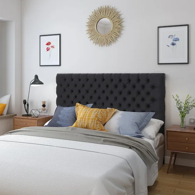 Tufted Fabric Headboard 1