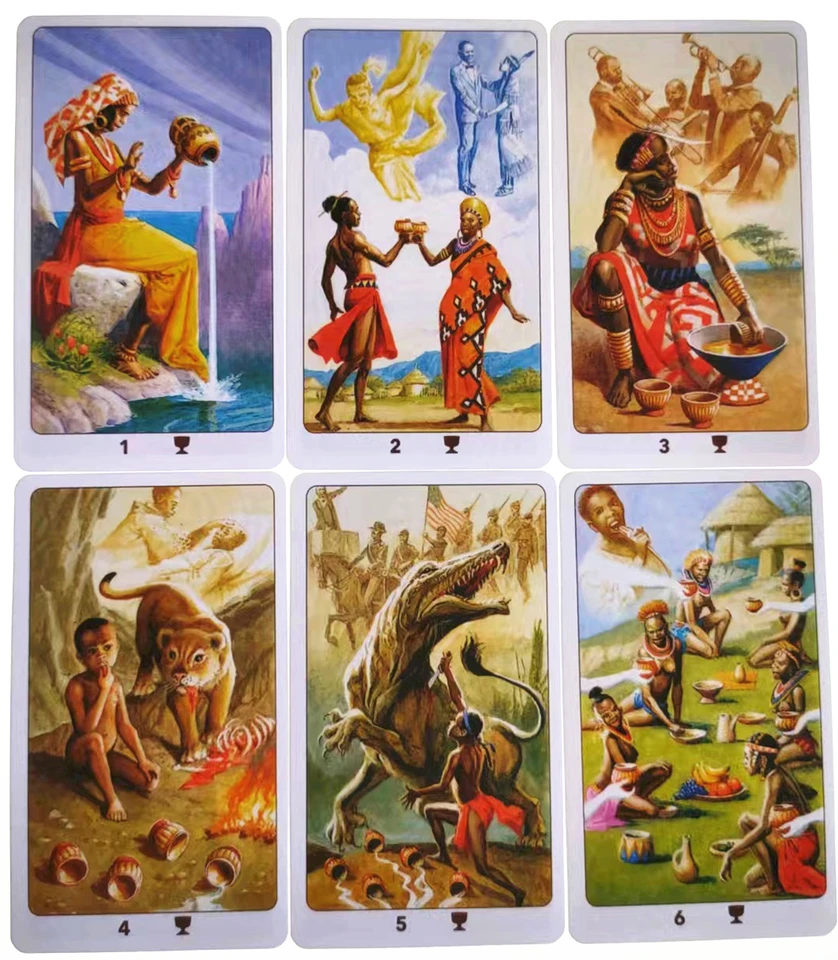 African American Tarot cards Guidebook Card Game Tarot Deck with