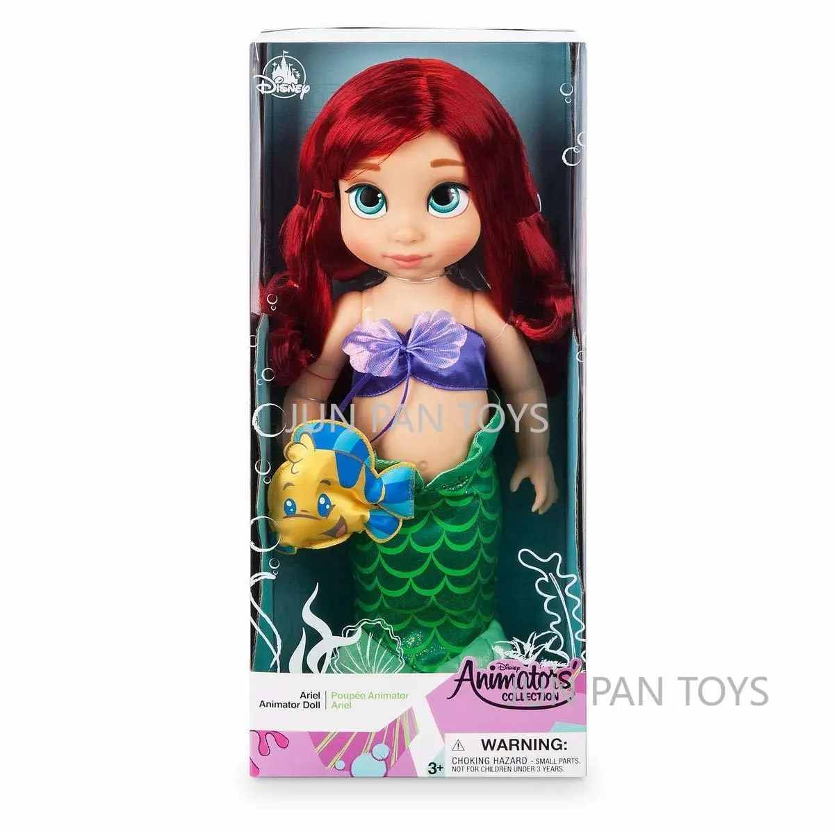 thumbnail image 1 of Muñeca original de la colección de princesas Disney Animators, Elsa, 40 cm, Blancanieves, Anna, Bella, Ariel, figura de anime, modelo de muñeca animadora, juguetes, 1 of 5