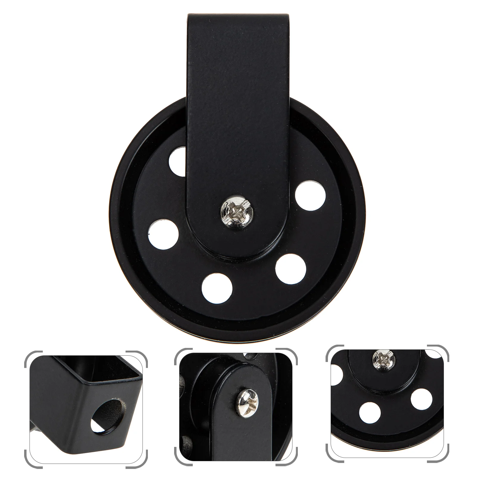 

Black Pulley Wheel DIY Decorative Vintage Black Wheel Black Wheel For Wall Light