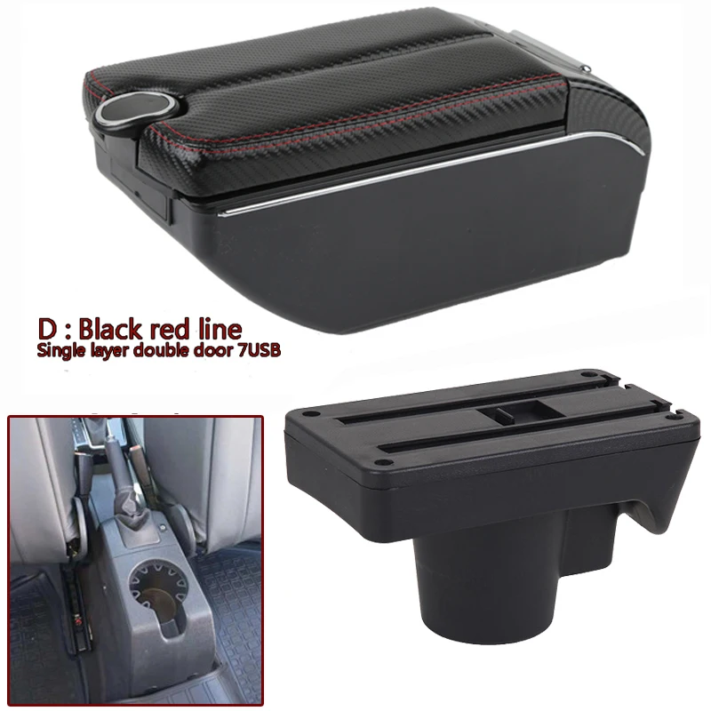 

For Opel Astra Armrest Box For Opel Astra H Car Armrest 2008-2011 Car Accessories Double door Storage box USB