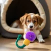 Cute Light Bulb Plush Dog Toy - Squeaky Pet Chew Toy Durable Soft Plush Toy for Cats Dogs Puppies Pet Supplies 3