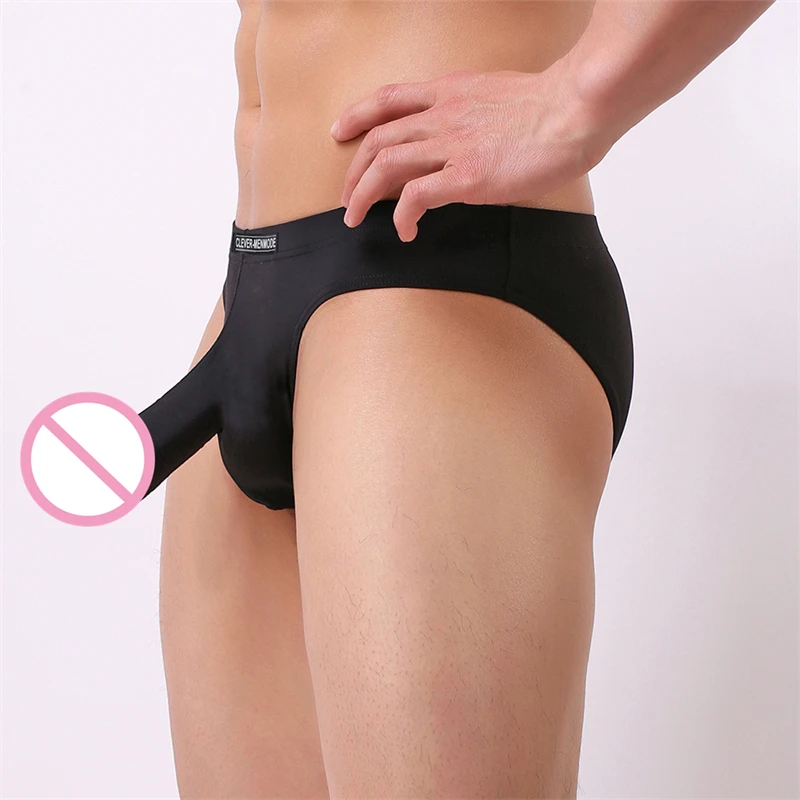 Elephant Nose Bikini Brief Men Sexy Man Long Bulge Pouch Panties Ice