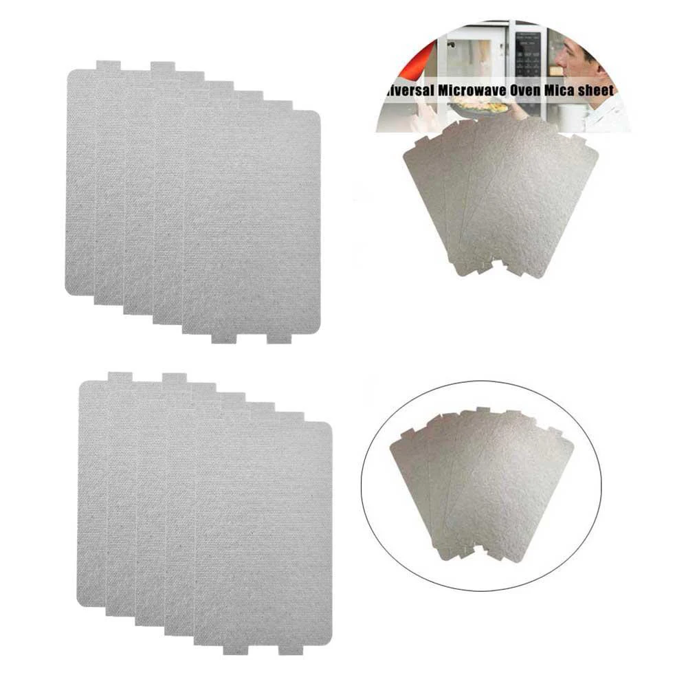 10pcs Microwave Oven Mica Sheet Wave Guide Waveguide Cover Sheet Plates Mica Plate Kitchen Accessories