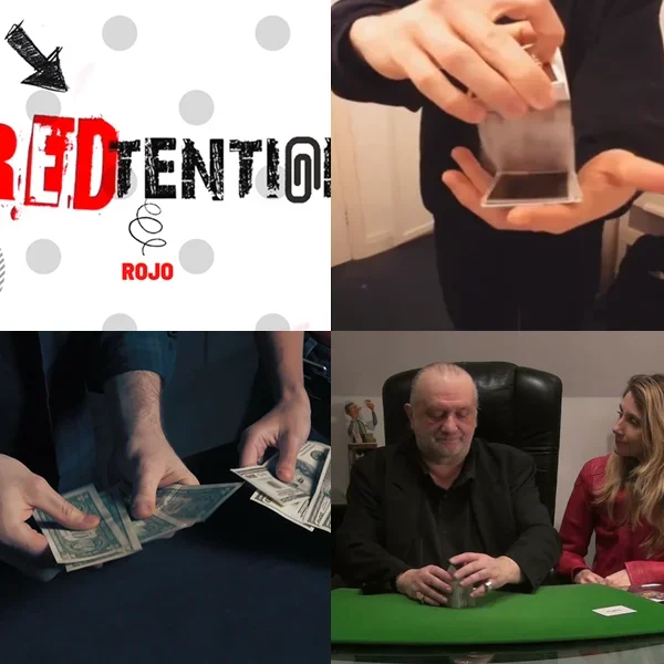 

REDtention by Rojo，Shake Change By Ollie Mealing，Short Change Plus BY Juan Pablo，Shot Glass - Dominque Duvivier magic tricks