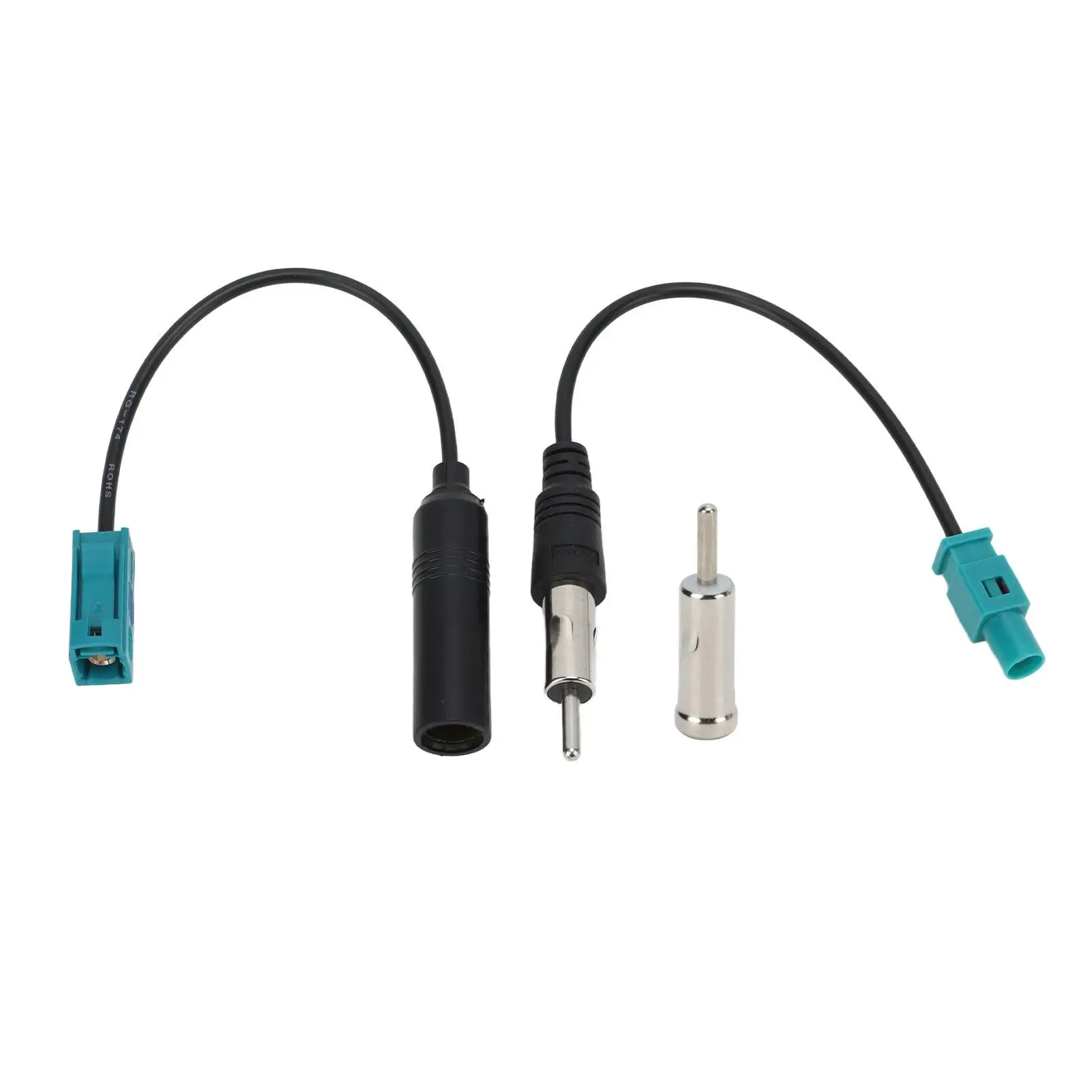 Universal Fakra Z to DIN Plug Socket Radio Aerial Adapter Cable-Lightweight, Durable Antenna Connector