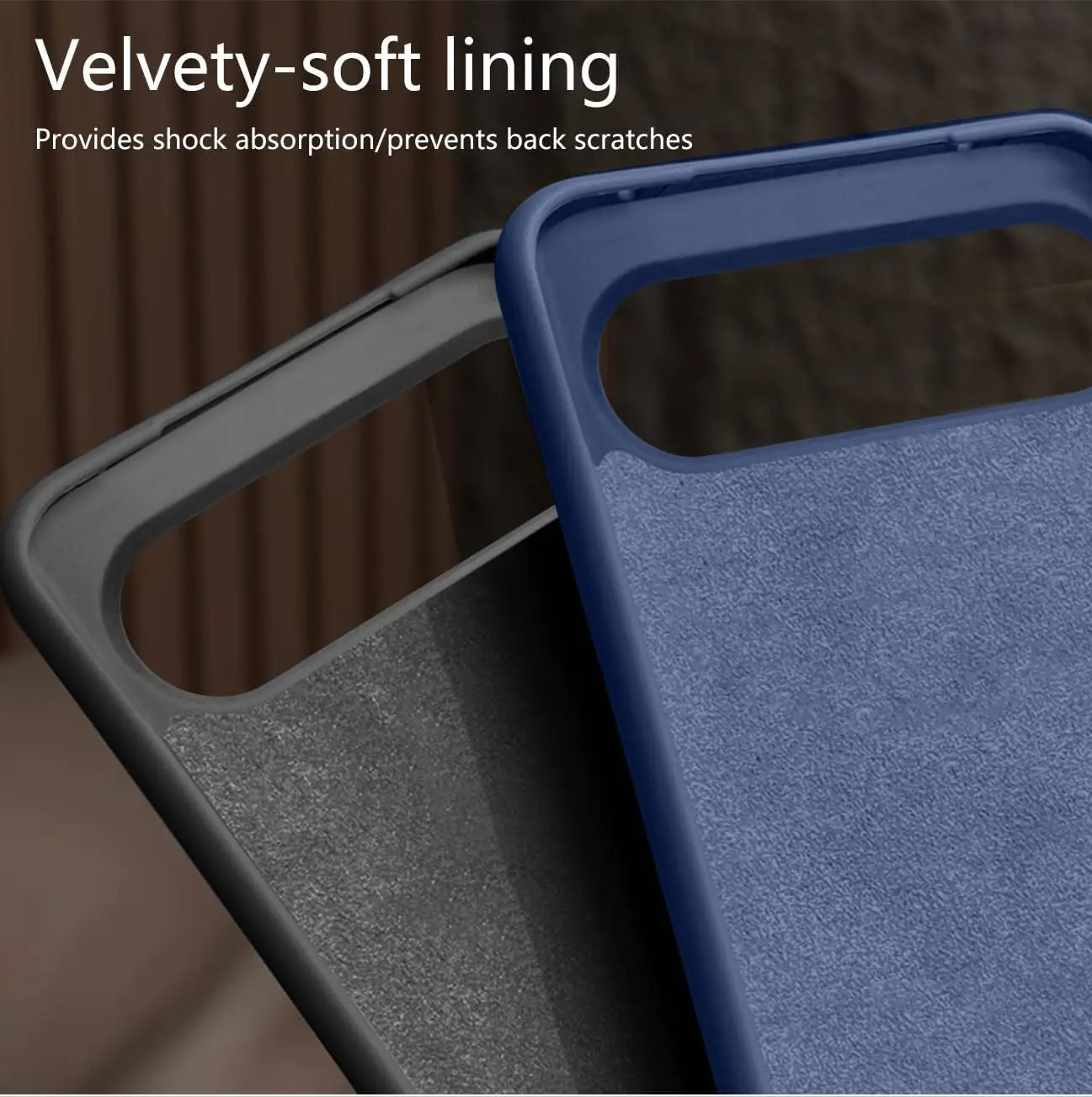 Premium Liquid Silicone Protective Phone Case with Raised Lens Guard and Anti-Drop Design