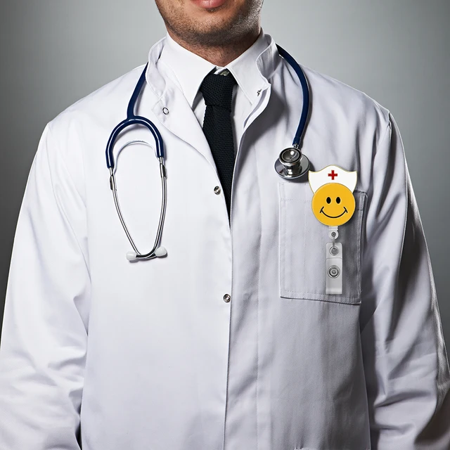 Hanreshe Lovely Doctor Badge Reels Retractable Enamel Nurse Work