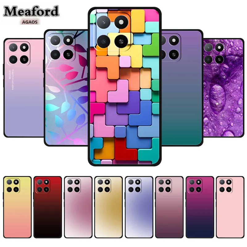 Colorful Soft Silicone Phone Case - Fashionable TPU Back Protector Shell