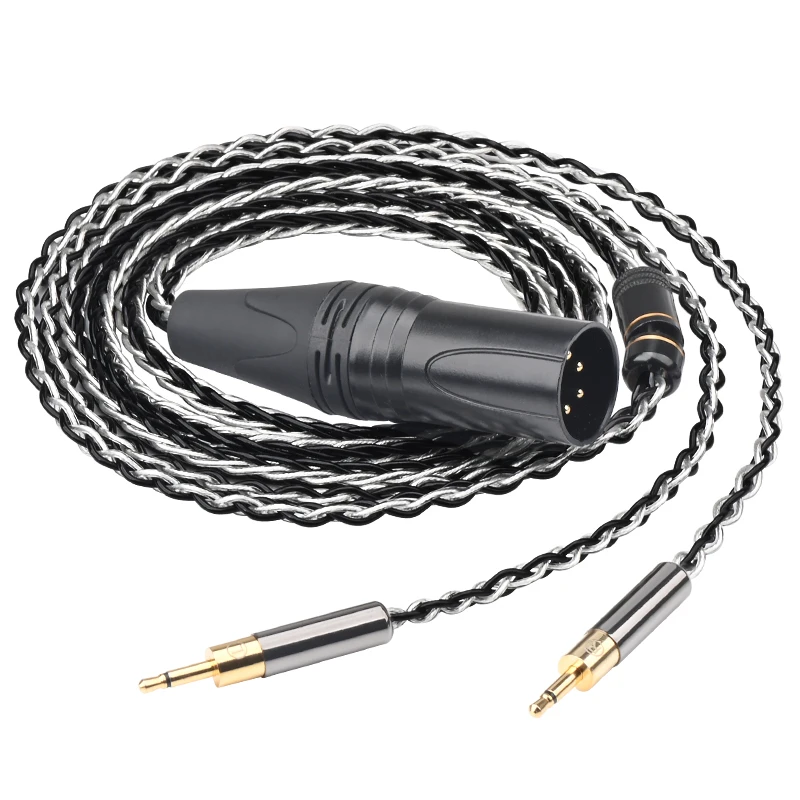 AtAudio-hifi Hd700ヘッドセットケーブル、バランス3.5 xlr 4.4オス