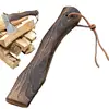 Camp Axe Handle Wooden Axe Handle Replacement Comfortable Hatchet Ergonomic Short  Handle Hammer Handle Grip For Camp Axe 2