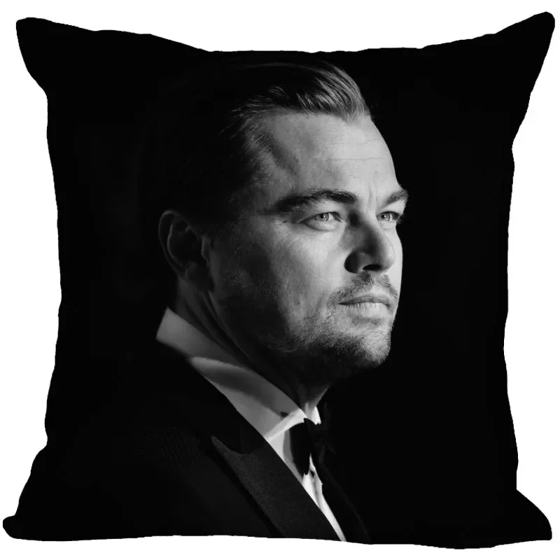 Leonardo Cover Dicaprio Federa per cuscino 45,7 x 45,7 cm