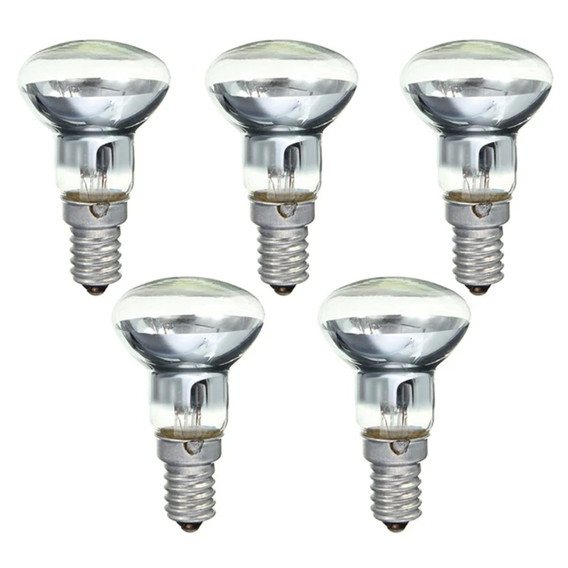 E14 R39 Reflector Type Spotlight Spot Light Bulb Lava Lamp Replacement  Small Screw SES - 25W