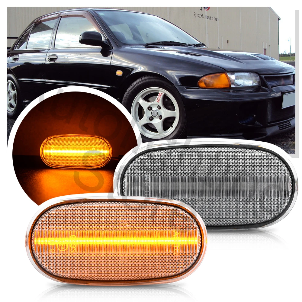 2PCS Led Side Marker Light Kit For Mitsubishi Lancer Evo L200 Colt IV VPajero V20 Galant VIII