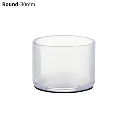 16 - Piece Non - Slip Transparent Furniture Leg Protectors and Leveling Pads (30mm)