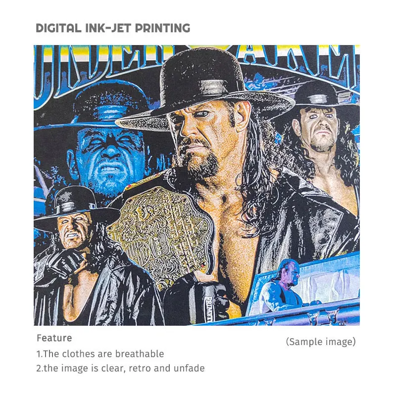 under 20 　The ドーテーズ Undertaker T Shirts Vintage Washed Wrestler T-shirt