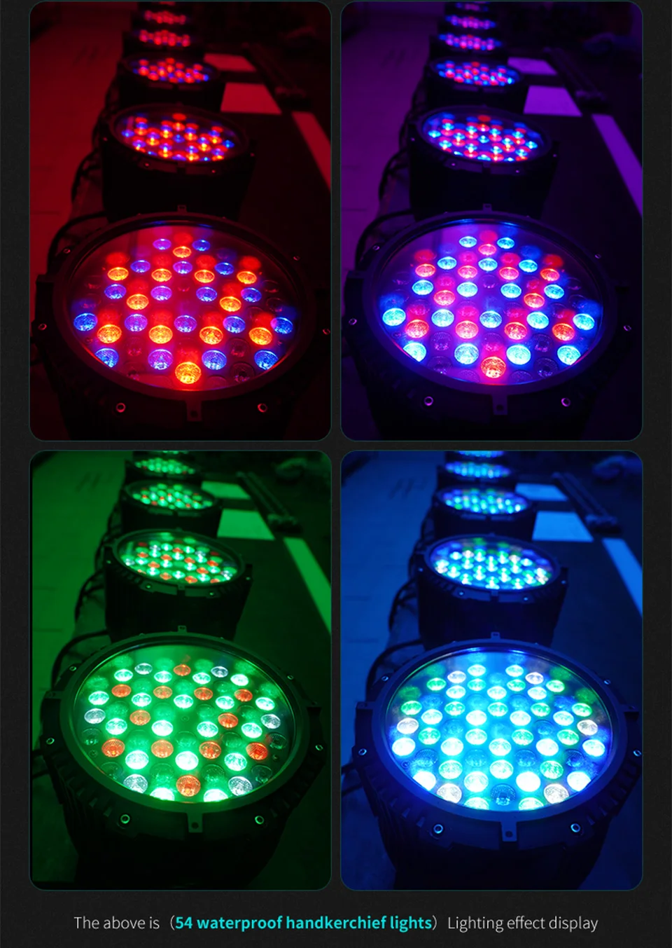 2025 LED Outdoor Waterproof Par Light DMX RGB Wash Light Professional Stage Bar