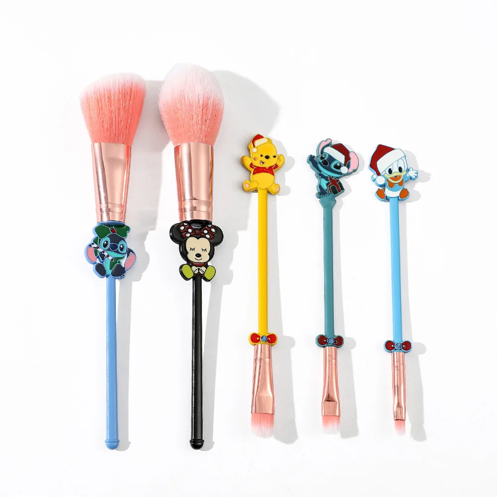Disney Cartoon Makeup Brush Winnie The Pooh Stitch Color Smalto Setting Brush Eye Shadow Brush Strumento Per Il Trucco Regalo Per La Fidanzata