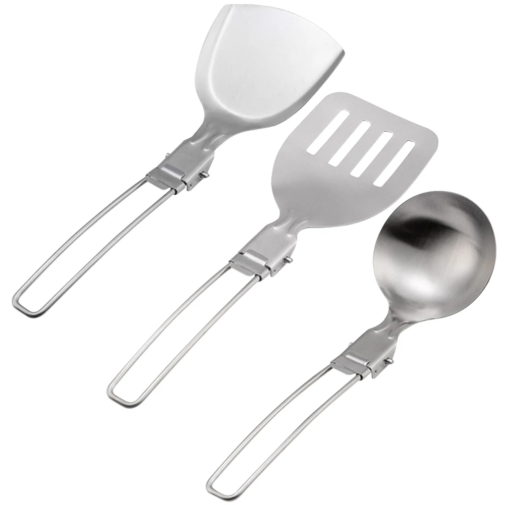 Foldable Camping Spatula Set 2