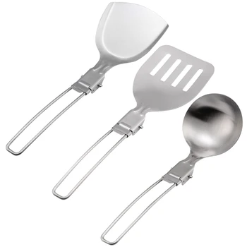 Foldable Camping Spatula Set 2