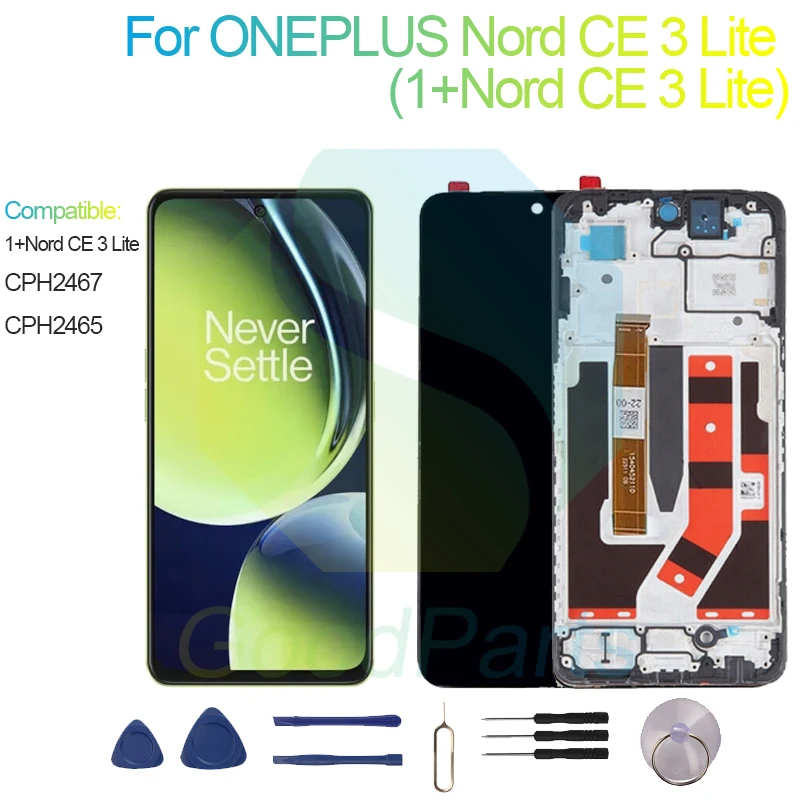 

Сменный сенсорный ЖК-экран для ONEPLUS Nord CE 3 Lite 2400*1080 CPH2467, CPH2465 1 + Nord CE 3 Lite