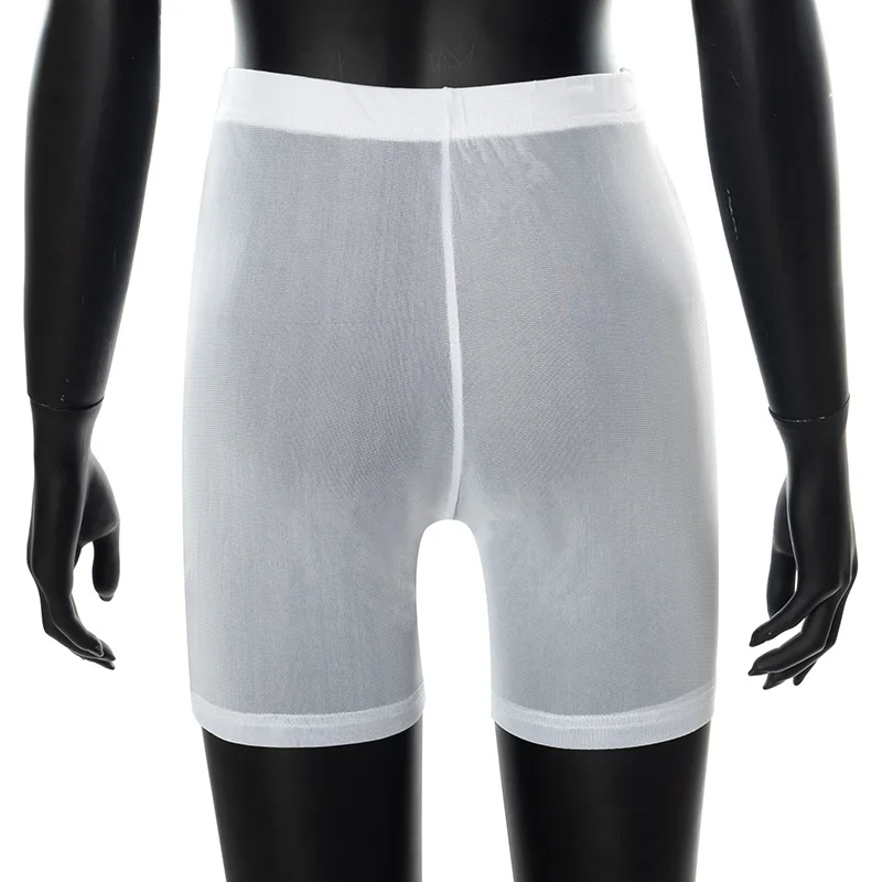7 Colors Sexy Shorts Mesh See Through Workout Shorts for Women Clothes Summer Black Leggings High Waist Hip Lift Slim Sweatpants