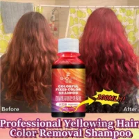Professional Color Protect Shampoo After Dyeing Red Purple Blue Green Hair Long Lasting Color Protect Treatment Shampoo 100ML
